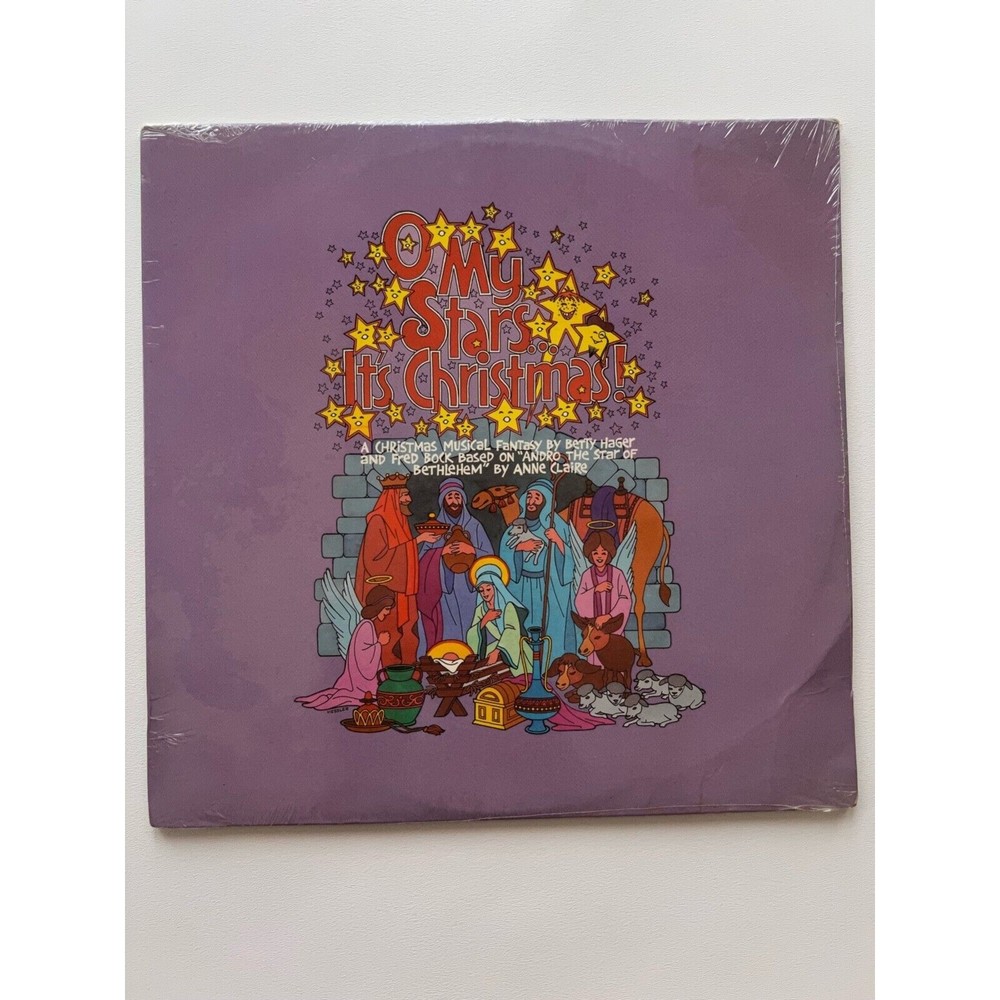 O My Stars It's Christmas LP Betty Hager Fred Bock Christmas Musical Fantasy NEW